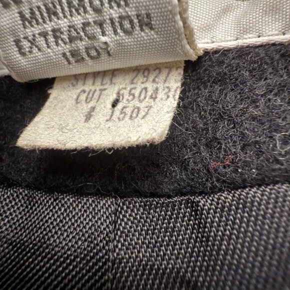 Land's End Wool Cashmere Blazer Petite 4 Single Breasted Black Coastal Career - Picture 9 of 10